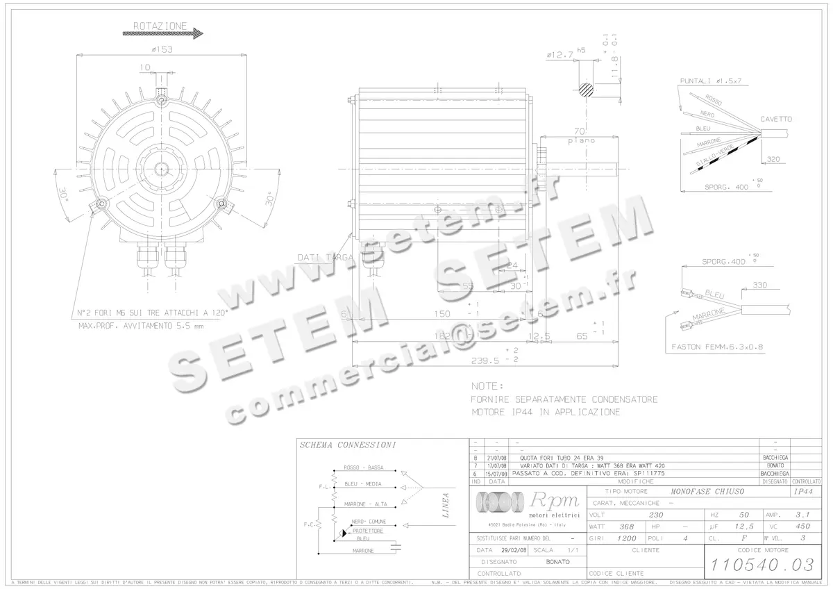 5726002310-MOTEUR RPM 11054003