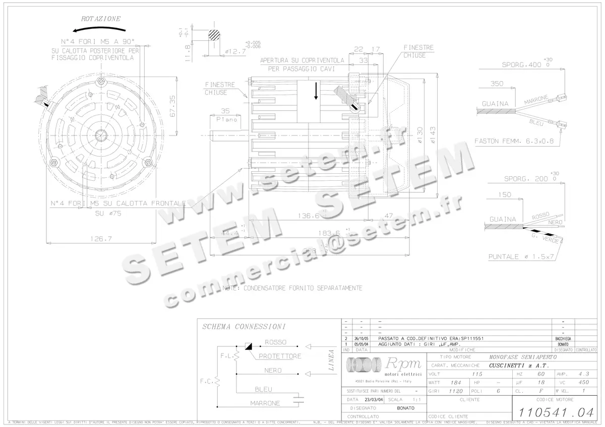 5726002311-MOTEUR RPM 11054104