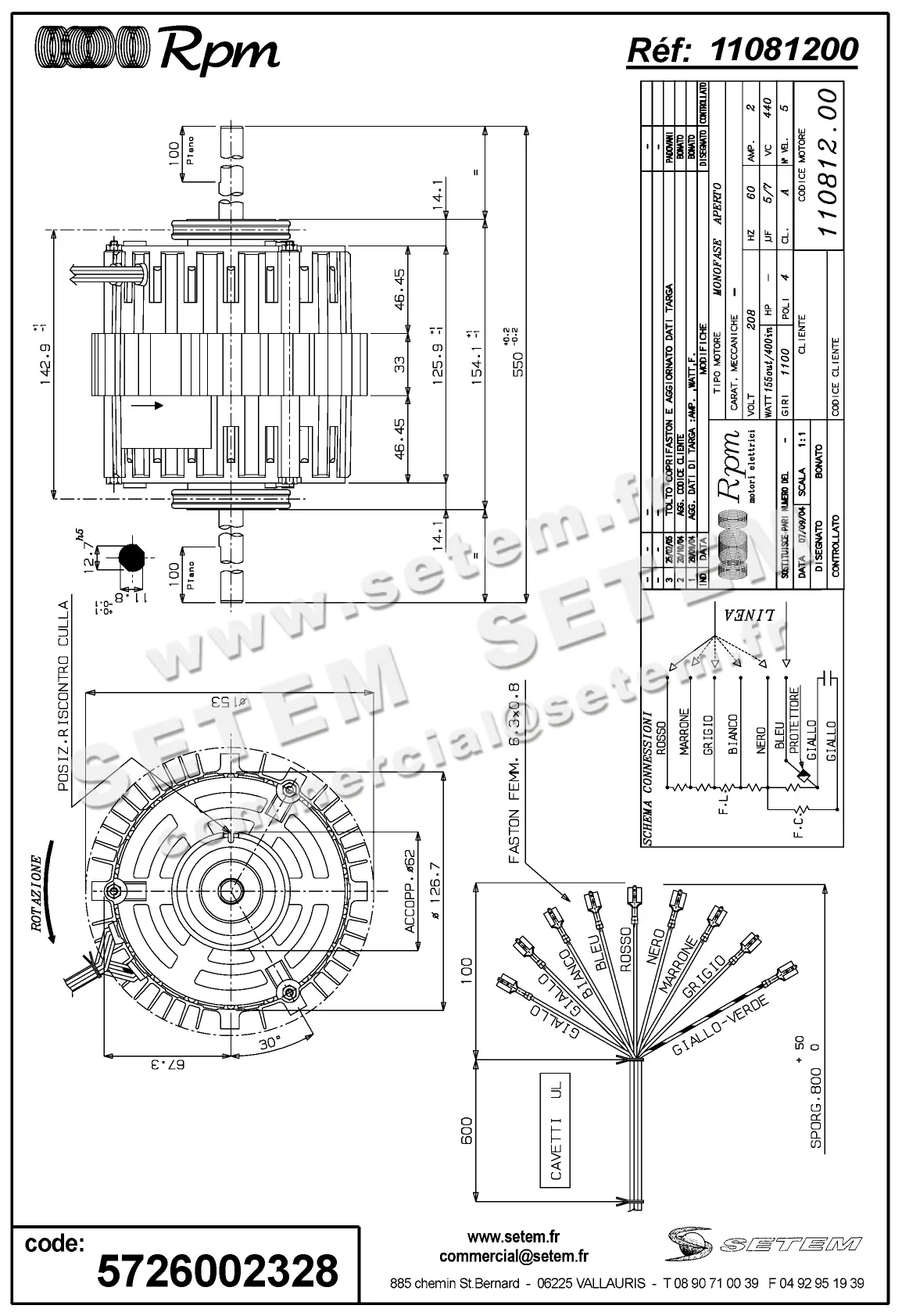 5726002328-MOTEUR RPM 11081200