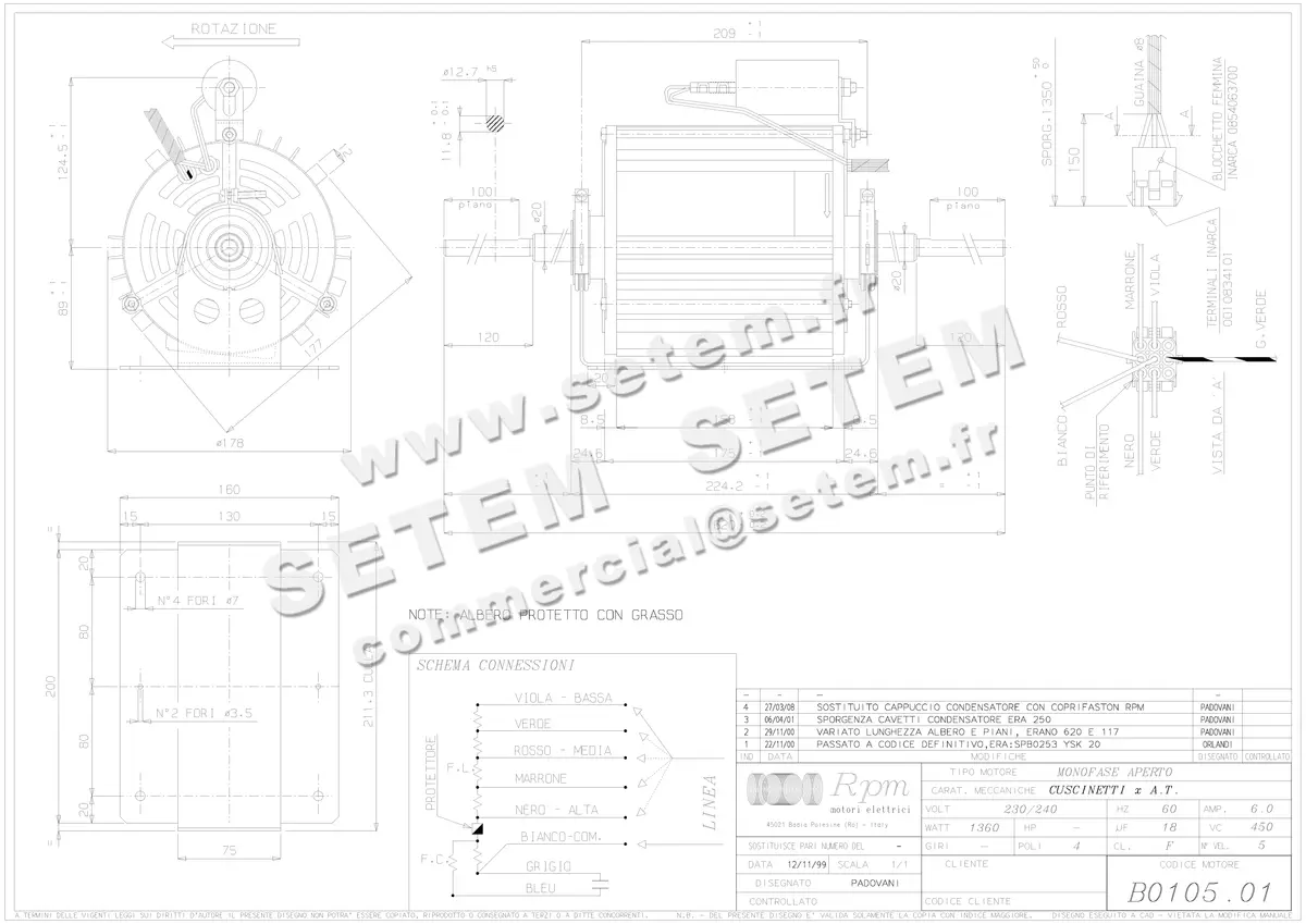 5726002352-MOTEUR RPM B010501 "024B60130-016"