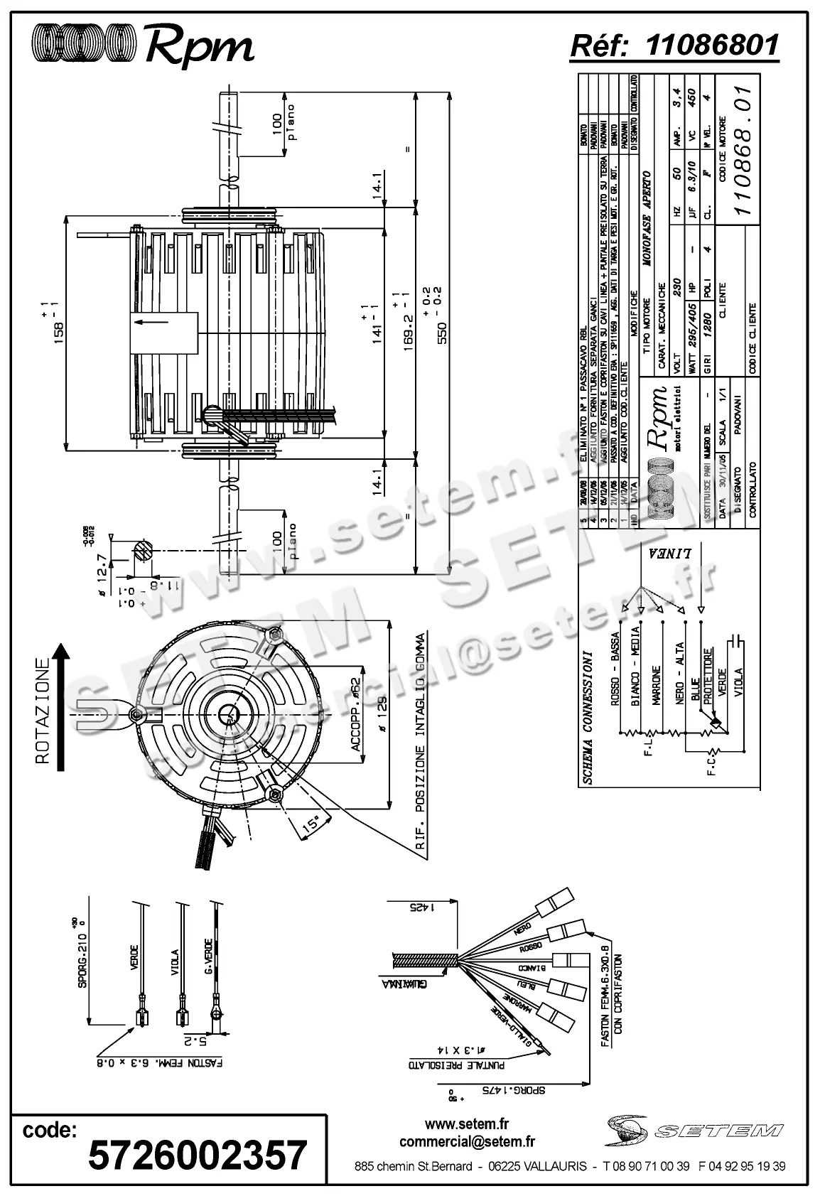 5726002357-MOTEUR RPM 11086801