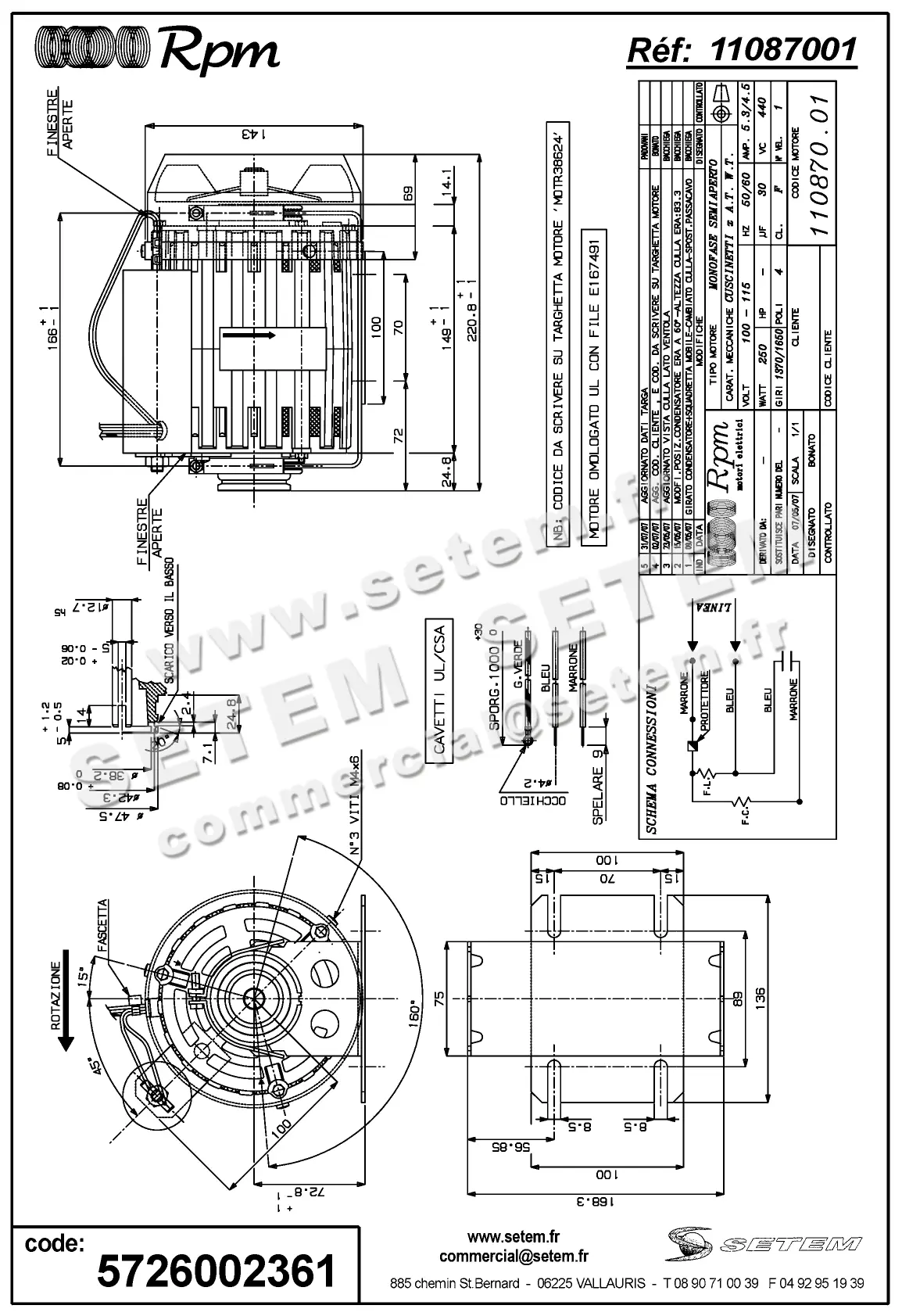 5726002361-MOTEUR RPM 11087001