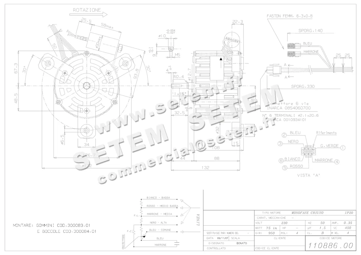 5726002374-MOTEUR RPM 11088600 "4401300" 2