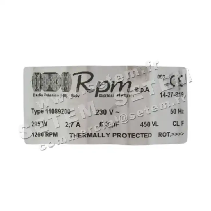 5726002383-MOTEUR RPM 11089200 3