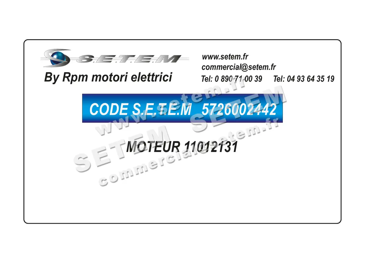 5726002442-MOTEUR RPM 11012131 2