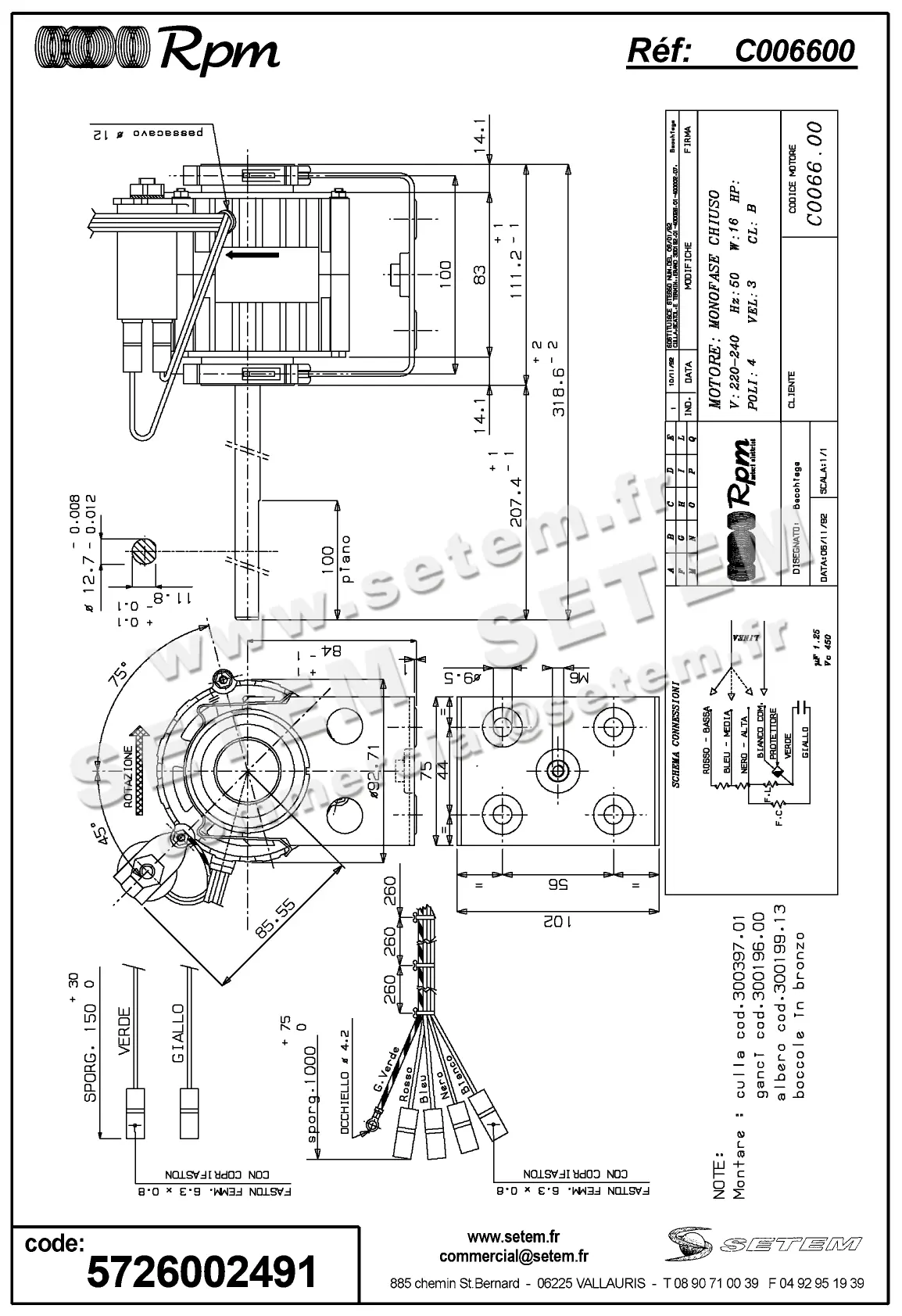 5726002491-MOTEUR RPM C006600