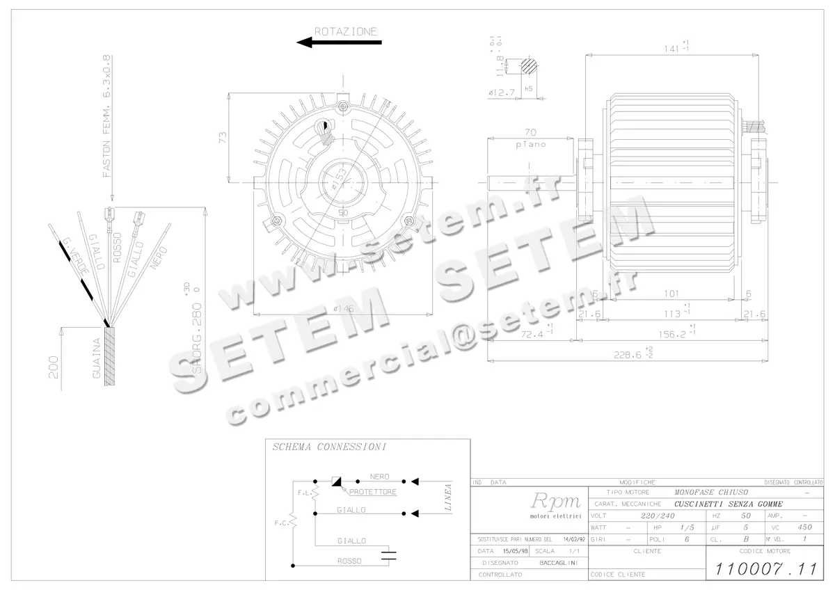 5726002530-MOTEUR RPM 11053722