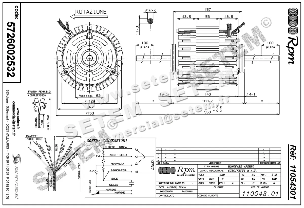 5726002532-MOTEUR RPM 11054301