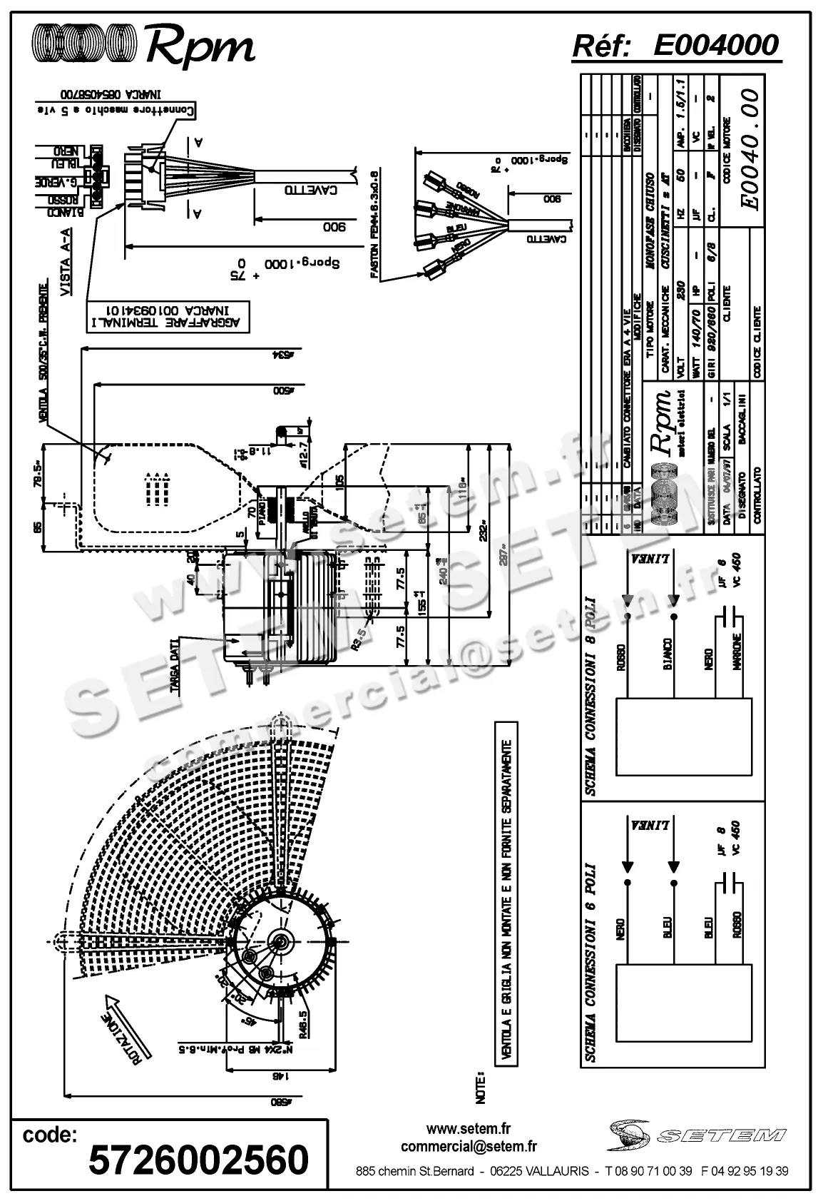 5726002560-MOTEUR RPM E004000