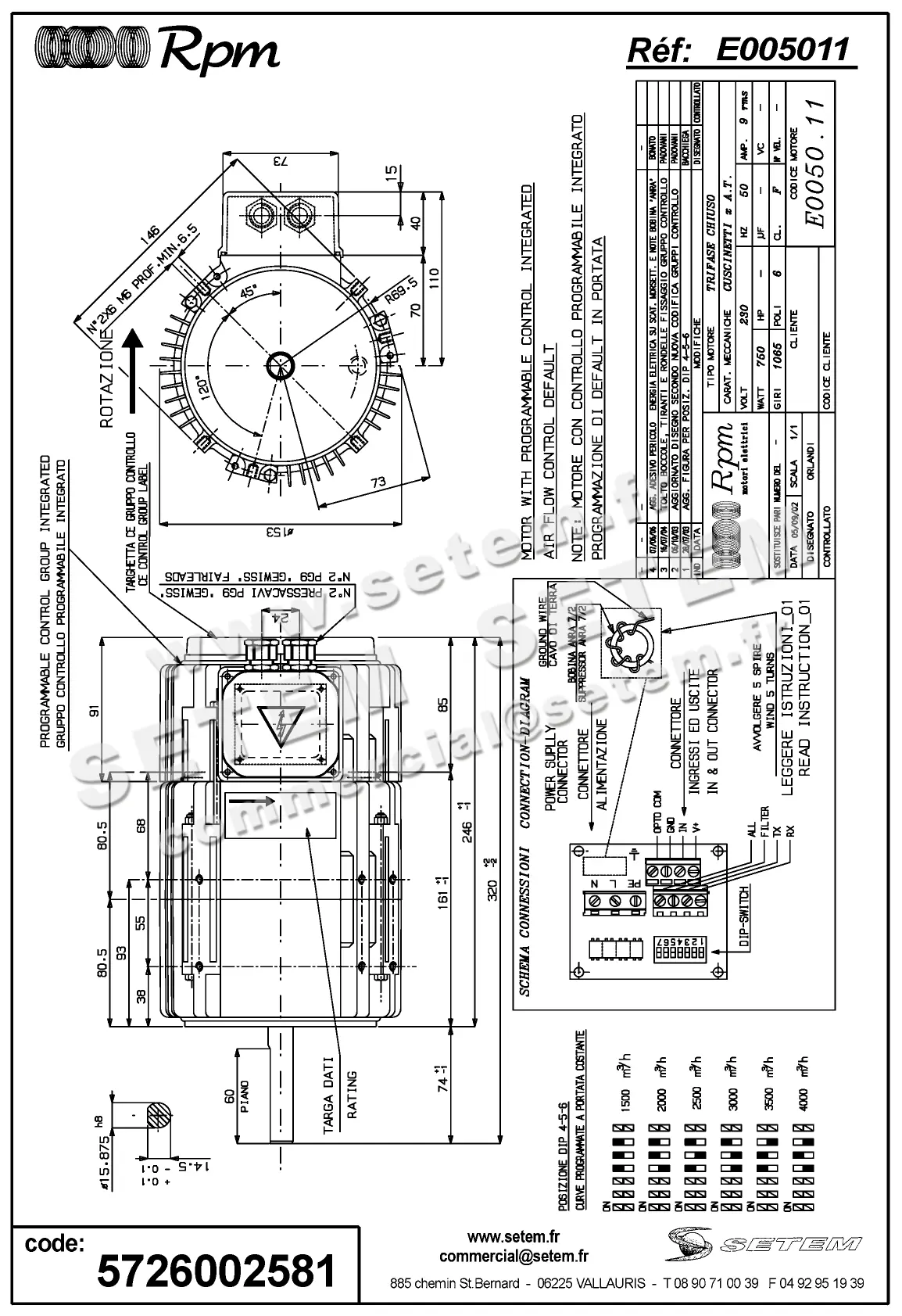 5726002581-MOTEUR RPM E005011