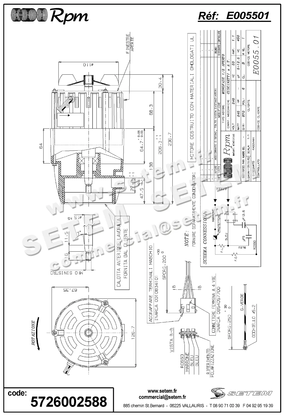 5726002588-MOTEUR RPM E005501