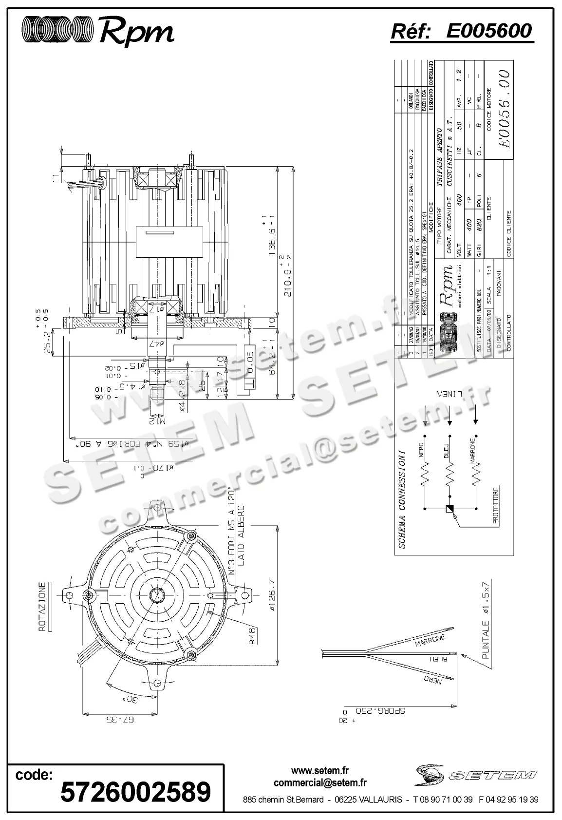 5726002589-MOTEUR RPM E005600