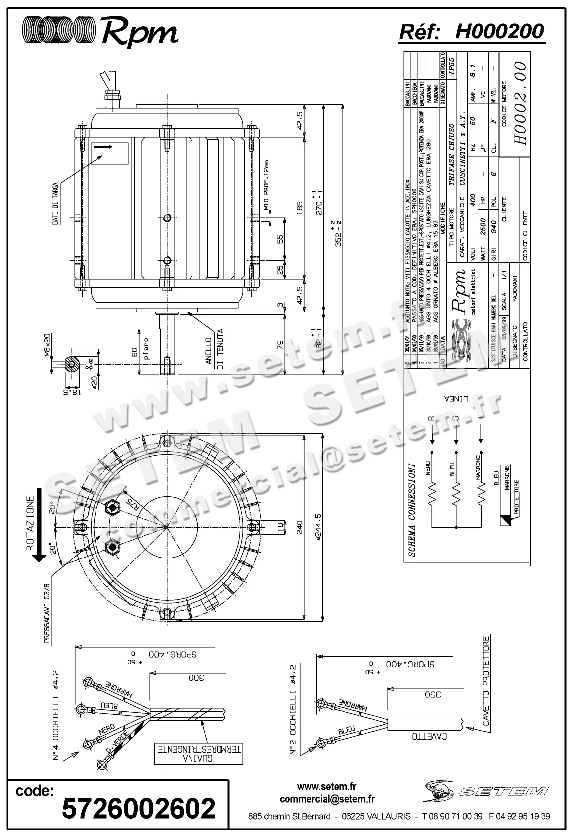 5726002602-MOTEUR RPM H000200