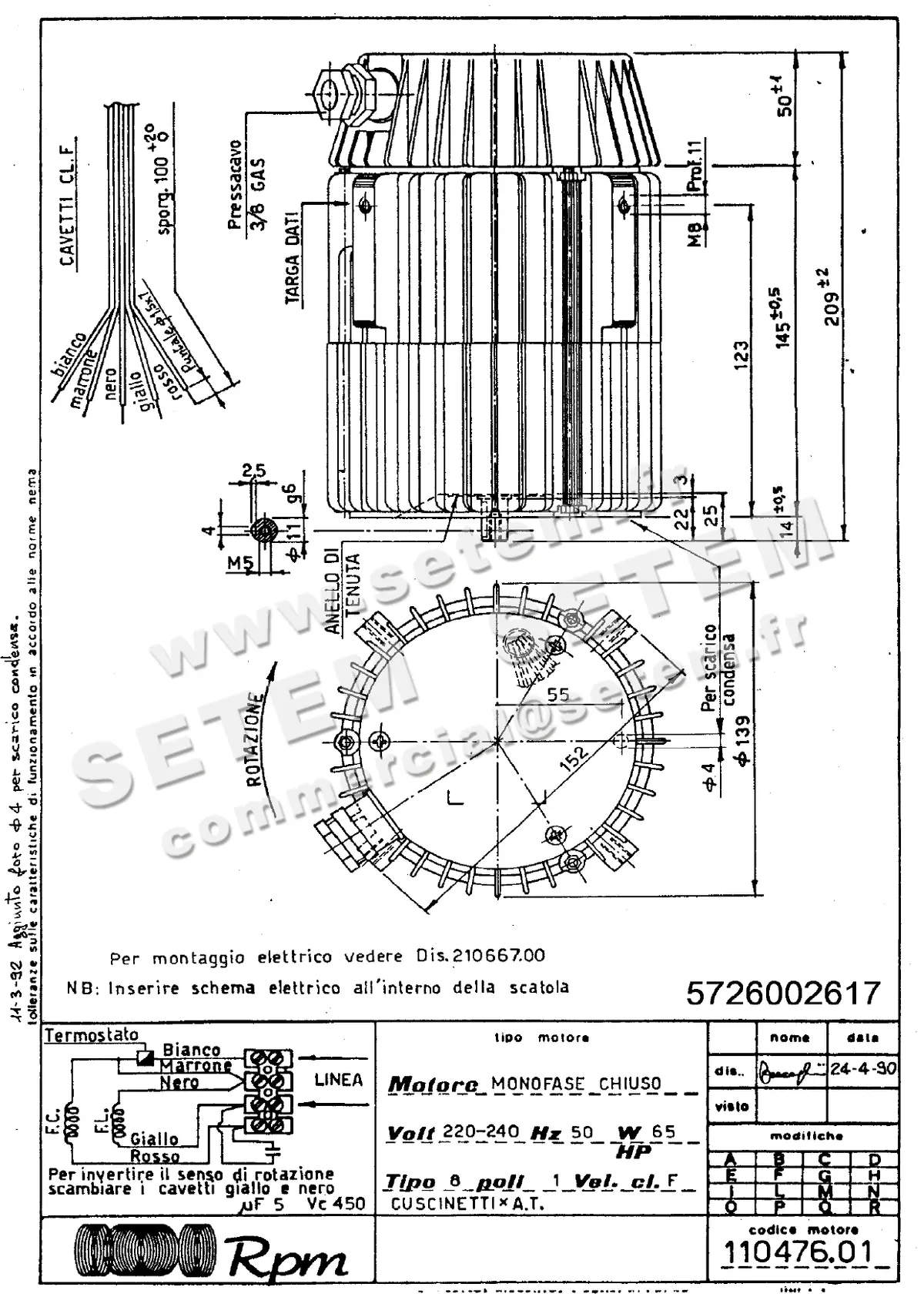 5726002617-MOTEUR RPM 11047601