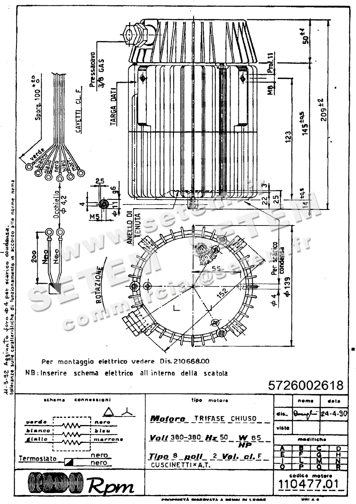 5726002618-MOTEUR RPM 11047701