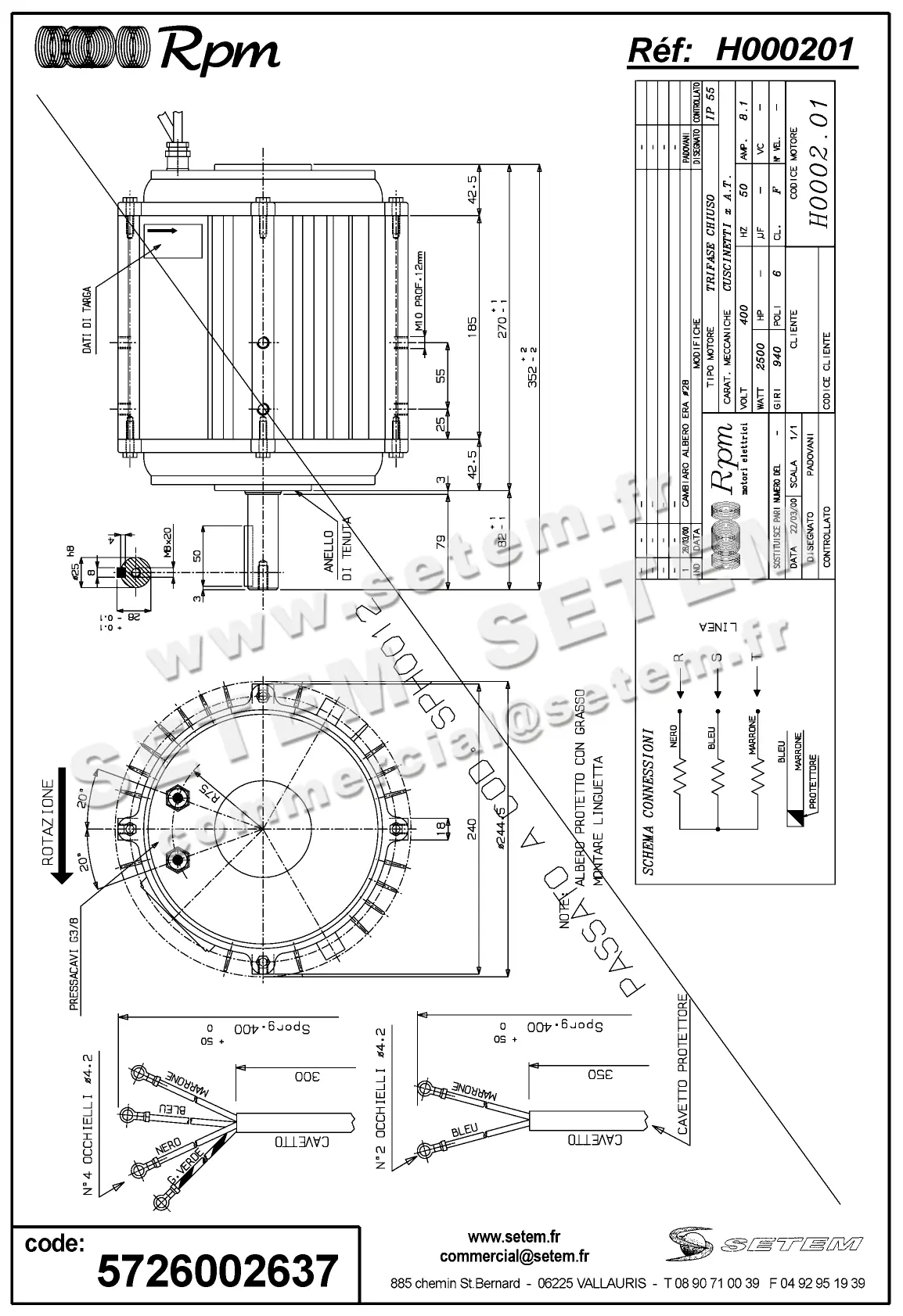 5726002637-MOTEUR RPM H000201