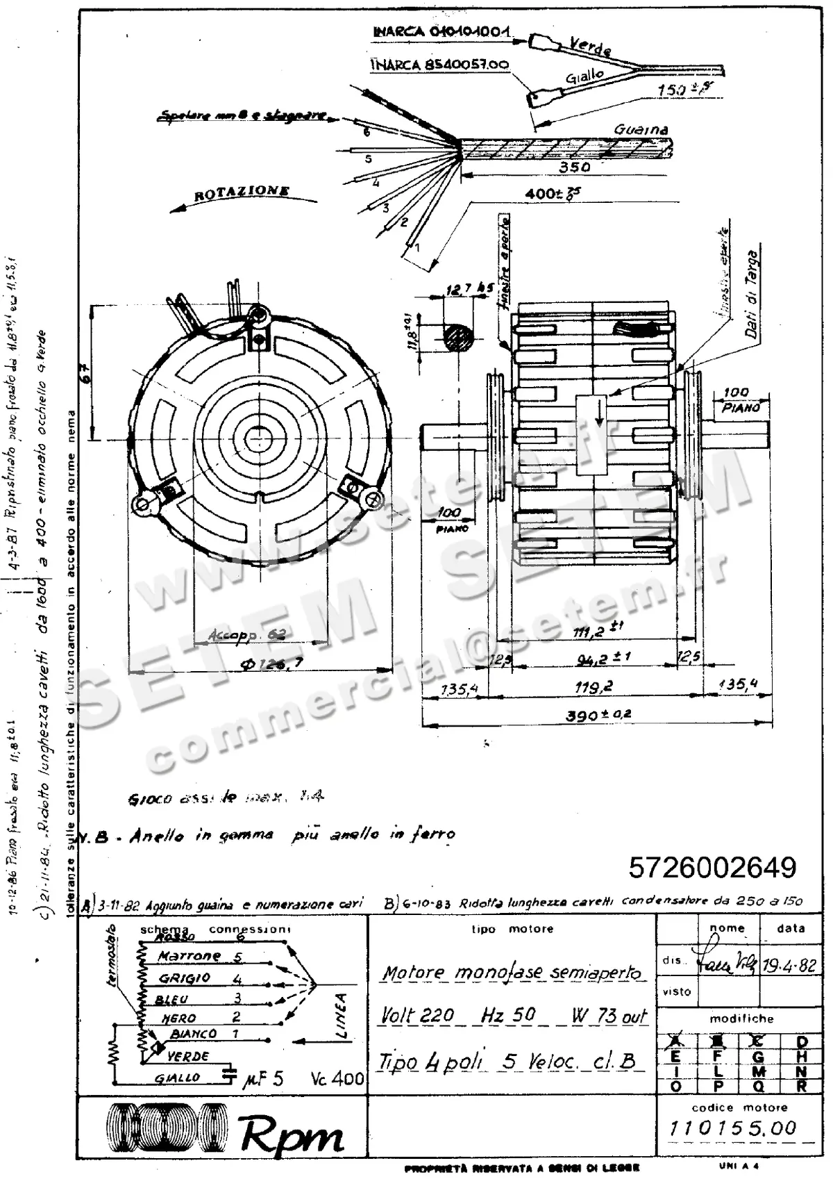 5726002649-MOTEUR RPM 11015500