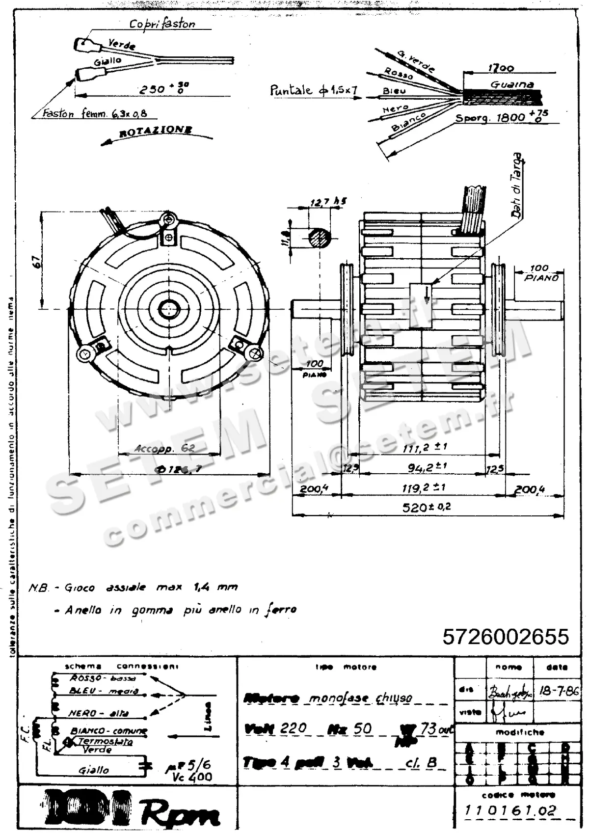 5726002655-MOTEUR RPM 11016102