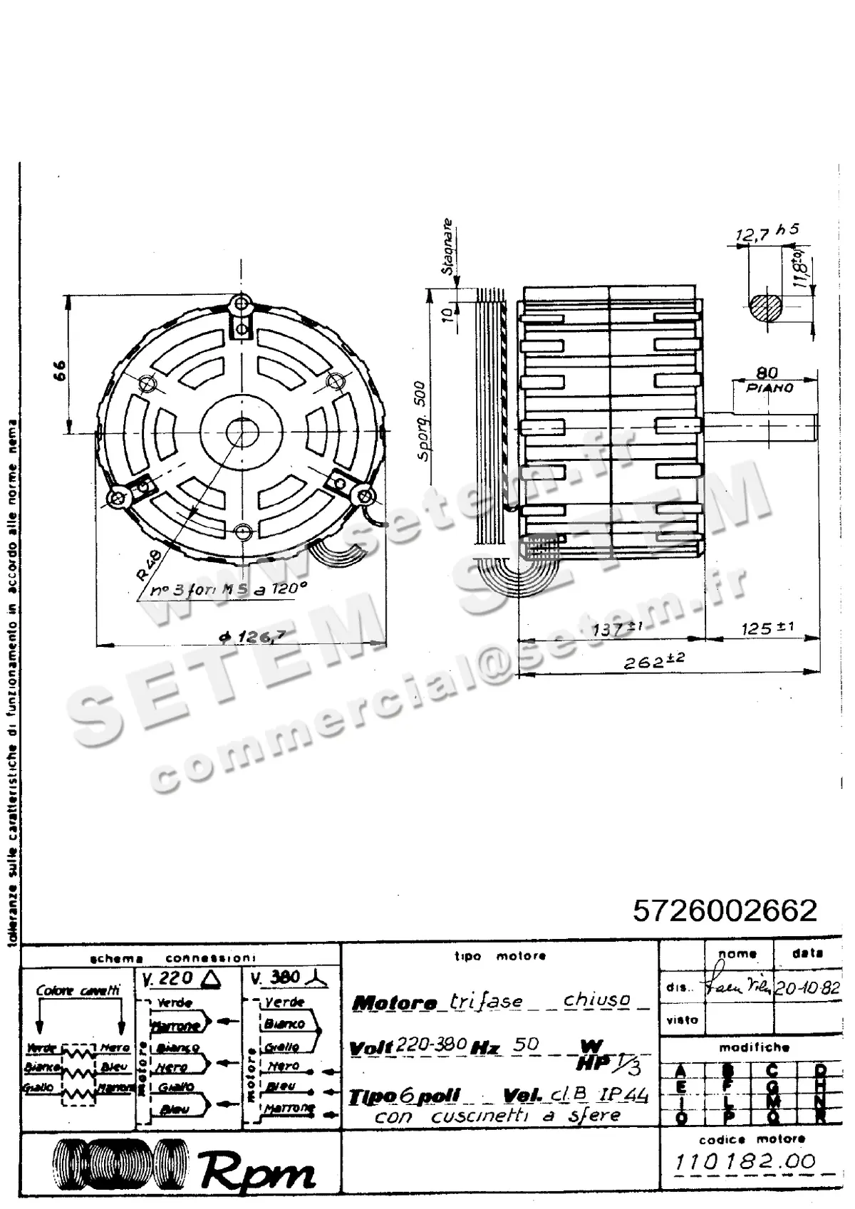 5726002662-MOTEUR RPM 11018200