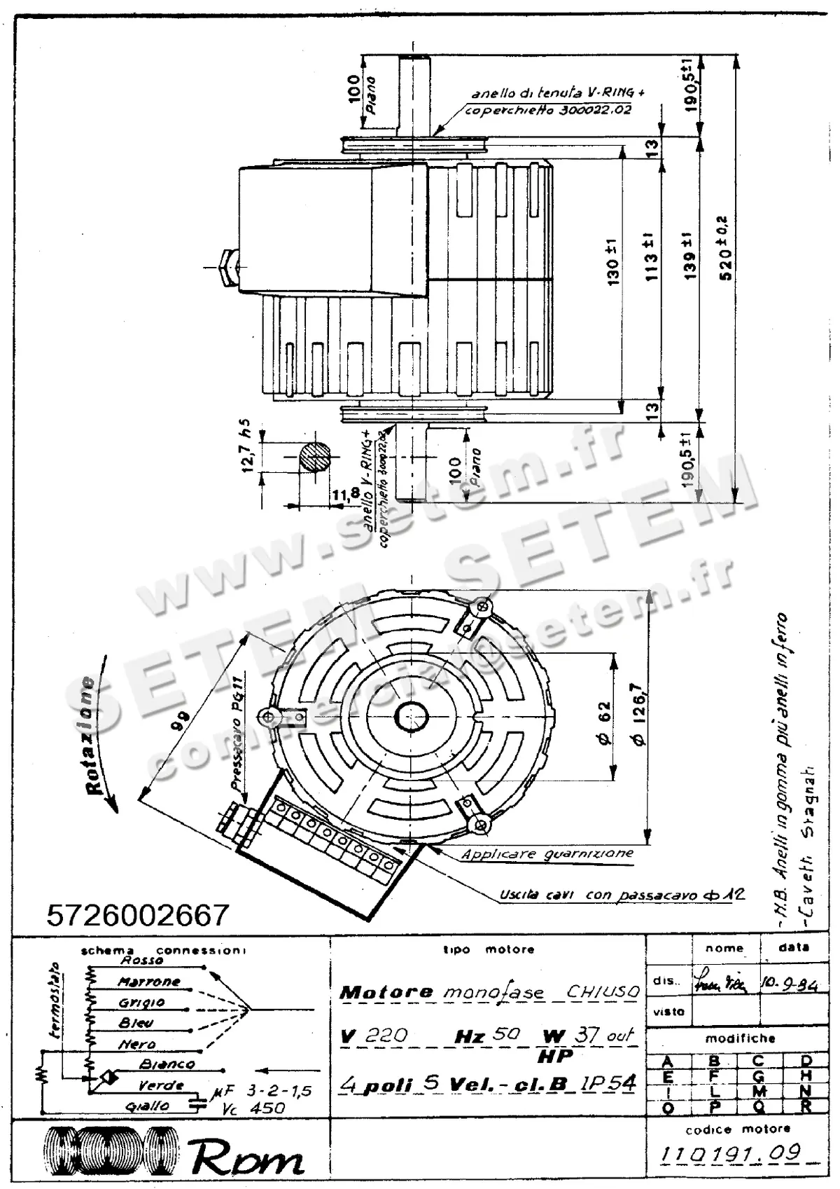 5726002667-MOTEUR RPM 11019109