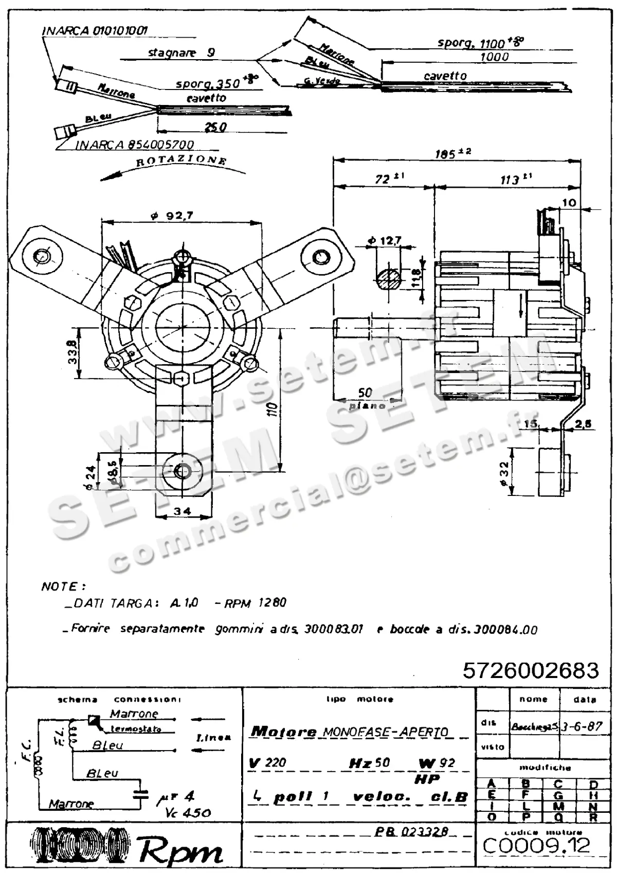 5726002683-MOTEUR RPM C000912