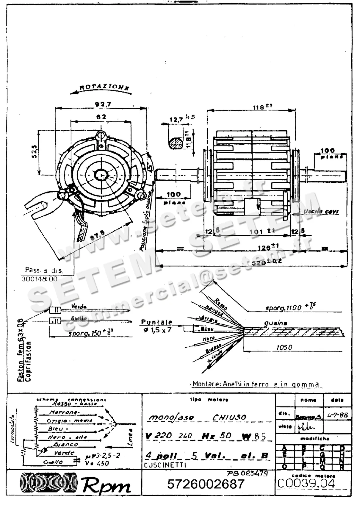 5726002687-MOTEUR RPM C003904