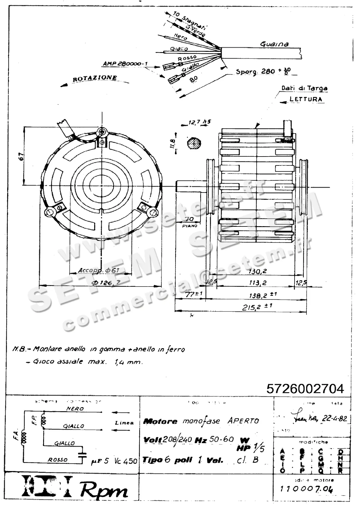 5726002704-MOTEUR RPM 11000704