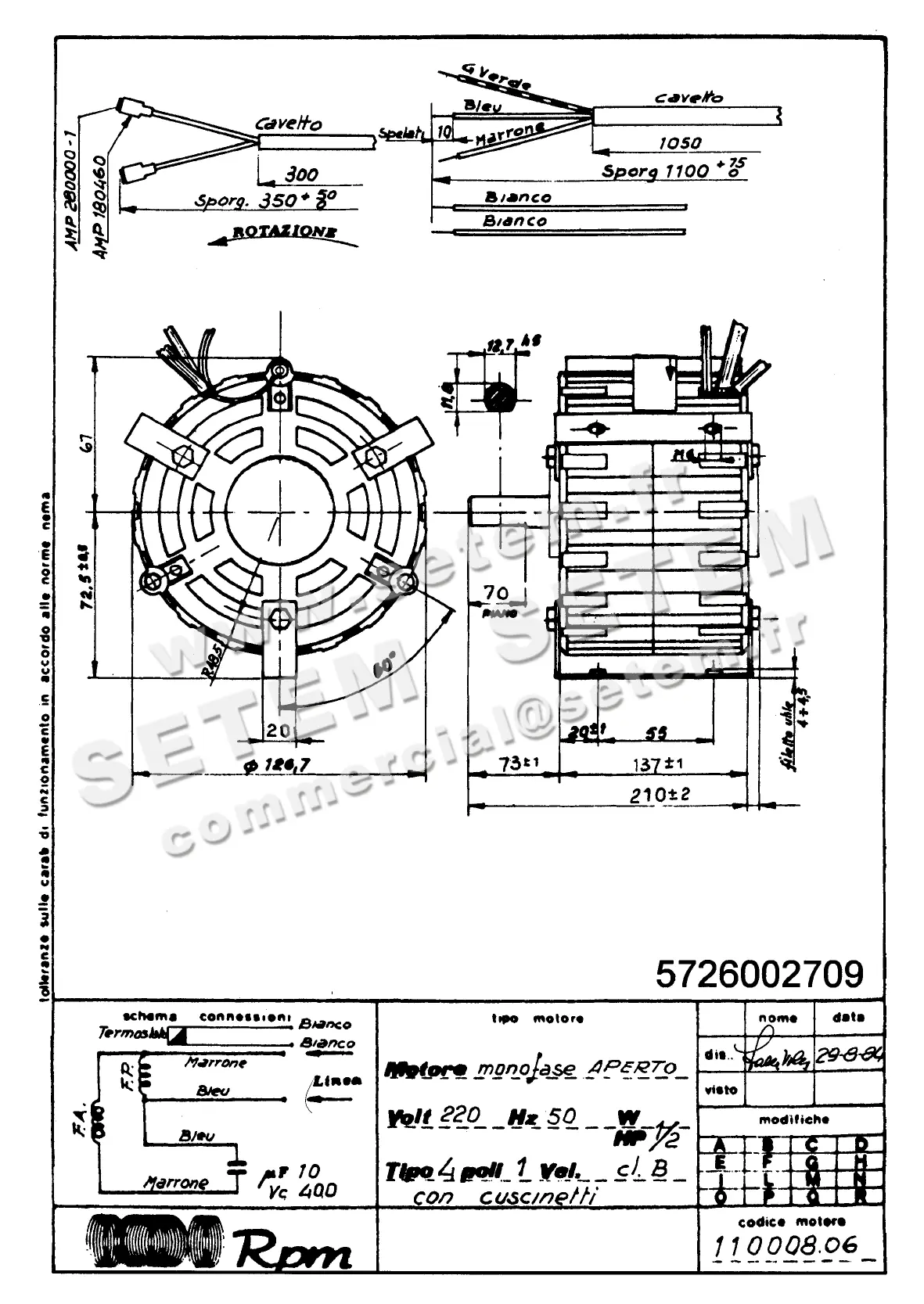 5726002709-MOTEUR RPM 11000806