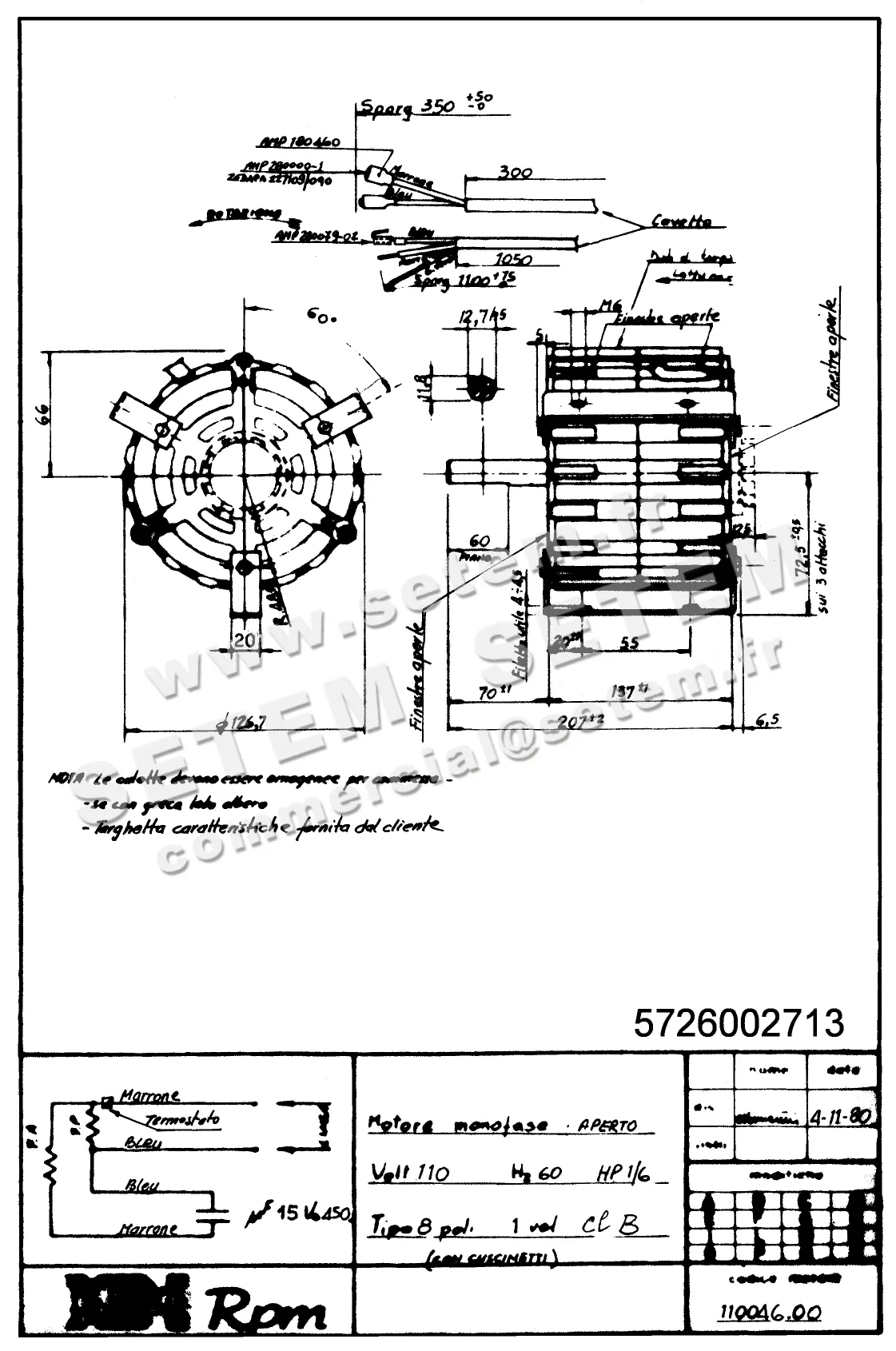 5726002713-MOTEUR RPM 11004600