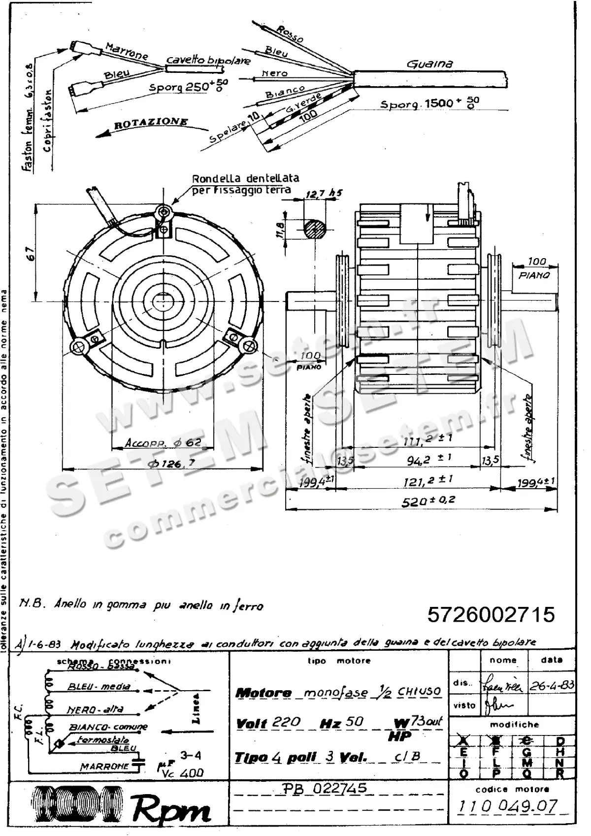 5726002715-MOTEUR RPM 11004907