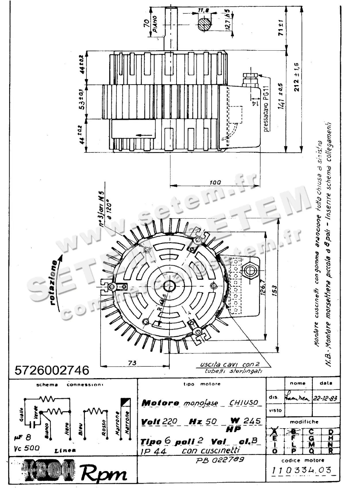 5726002746-MOTEUR RPM 11033403