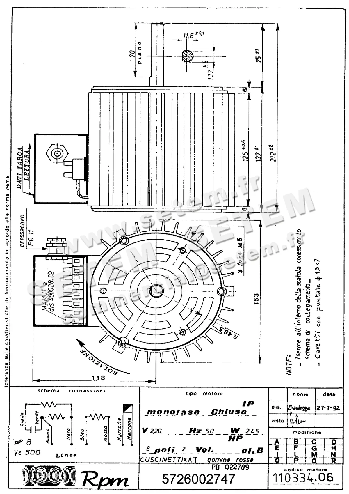 5726002747-MOTEUR RPM 11033406