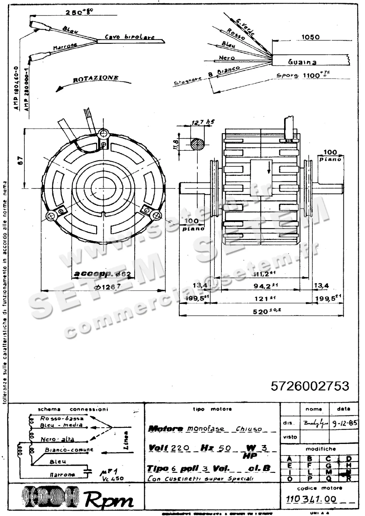 5726002753-MOTEUR RPM 11034100