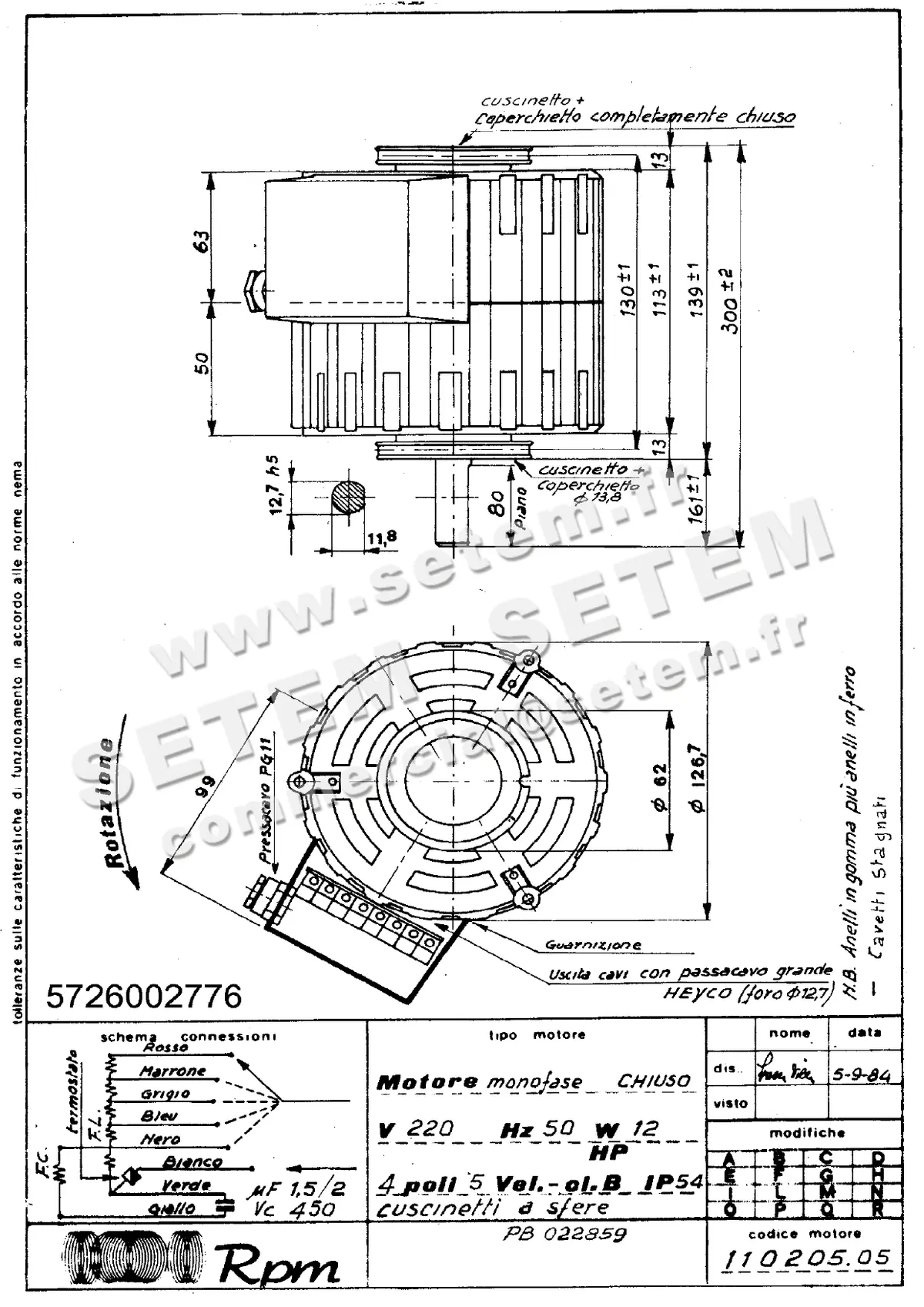 5726002776-MOTEUR RPM 11020505