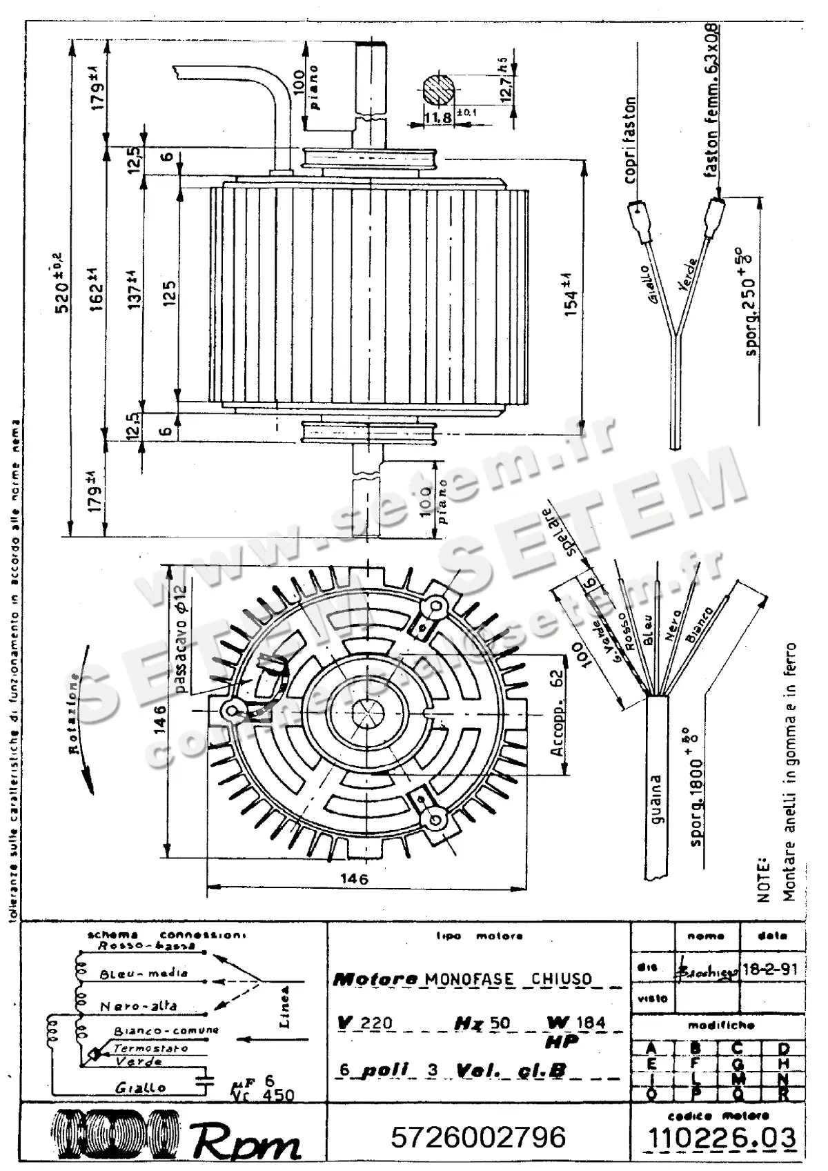 5726002796-MOTEUR RPM 11022603