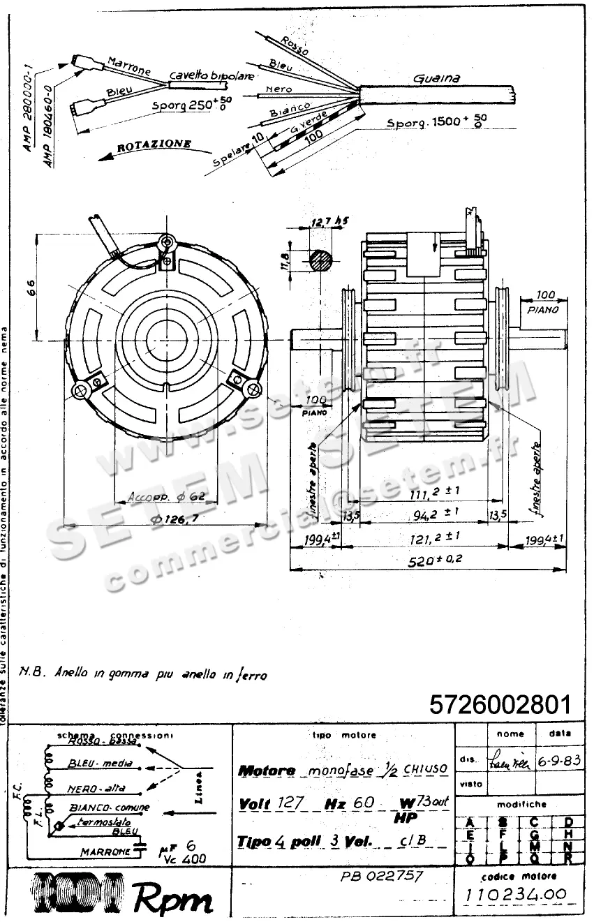 5726002801-MOTEUR RPM 11023400