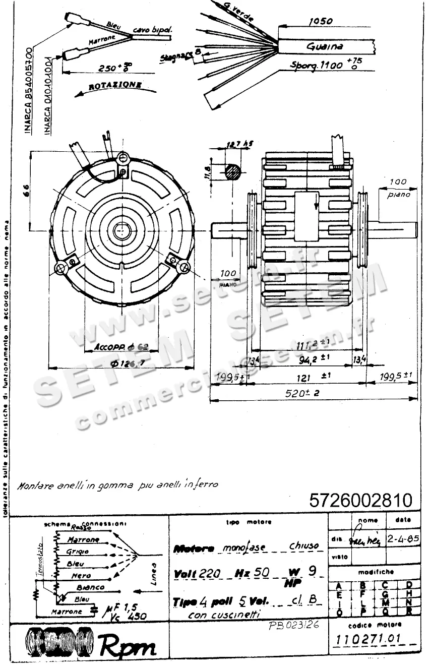 5726002810-MOTEUR RPM 11027101