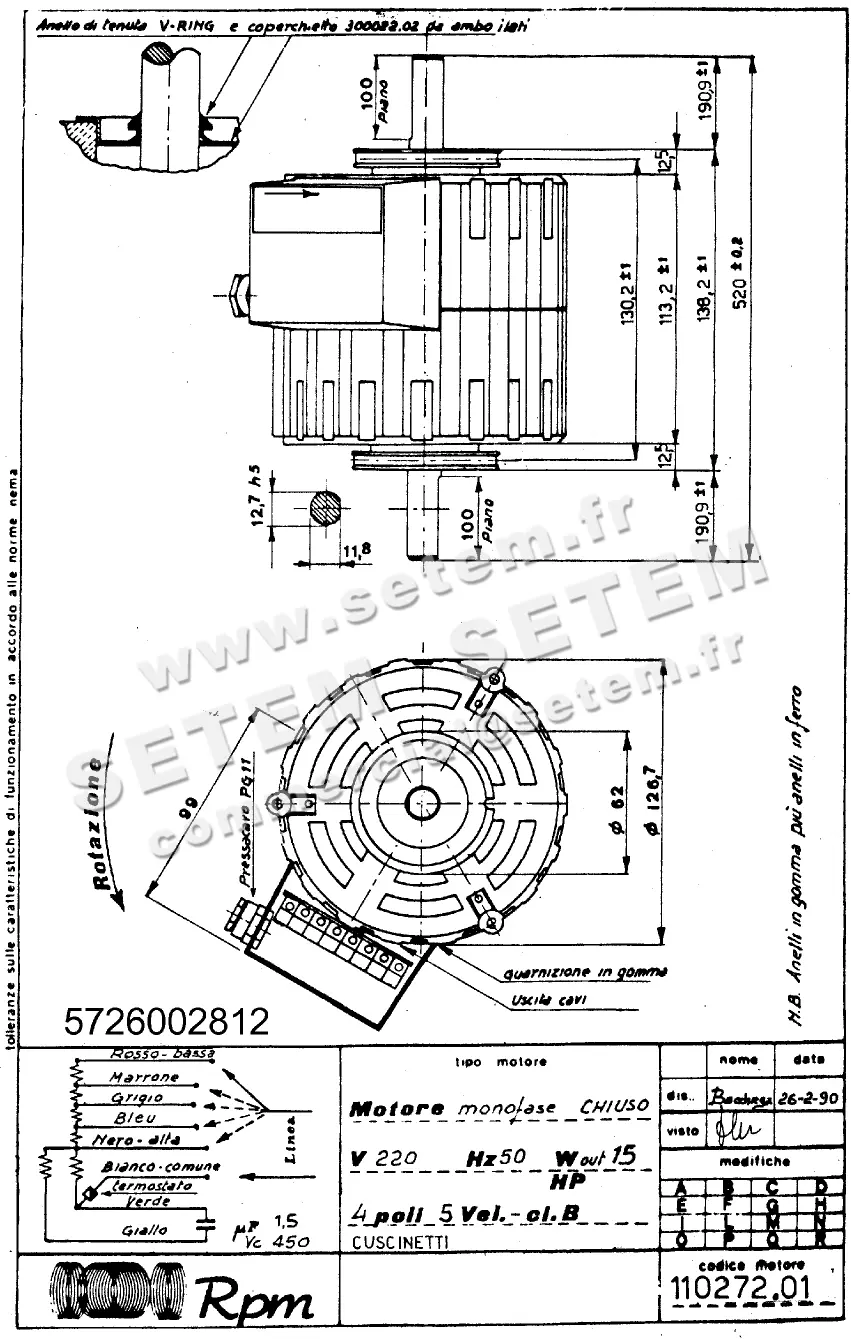 5726002812-MOTEUR RPM 11027201