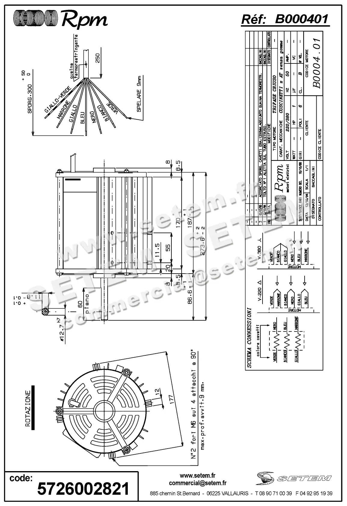 5726002821-MOTEUR RPM B000401