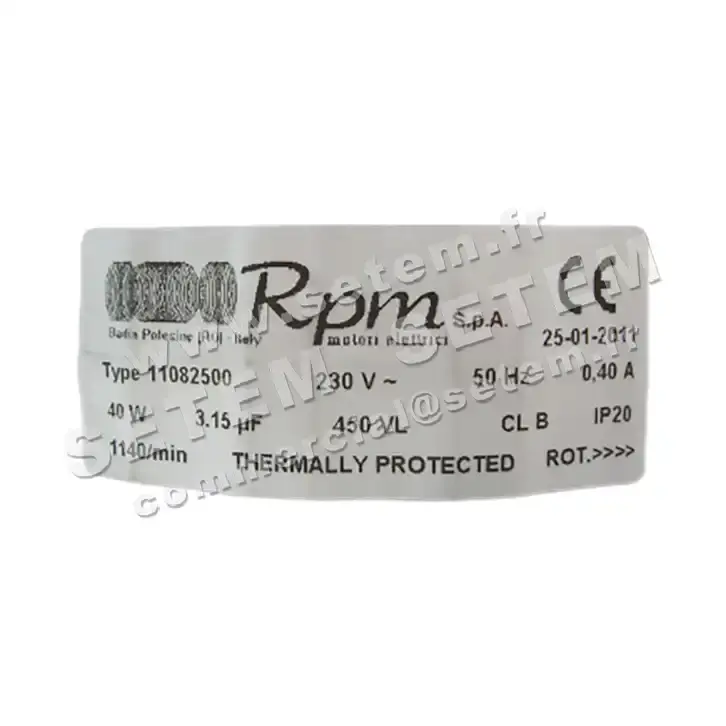 5726002887-MOTEUR RPM 11082500 5