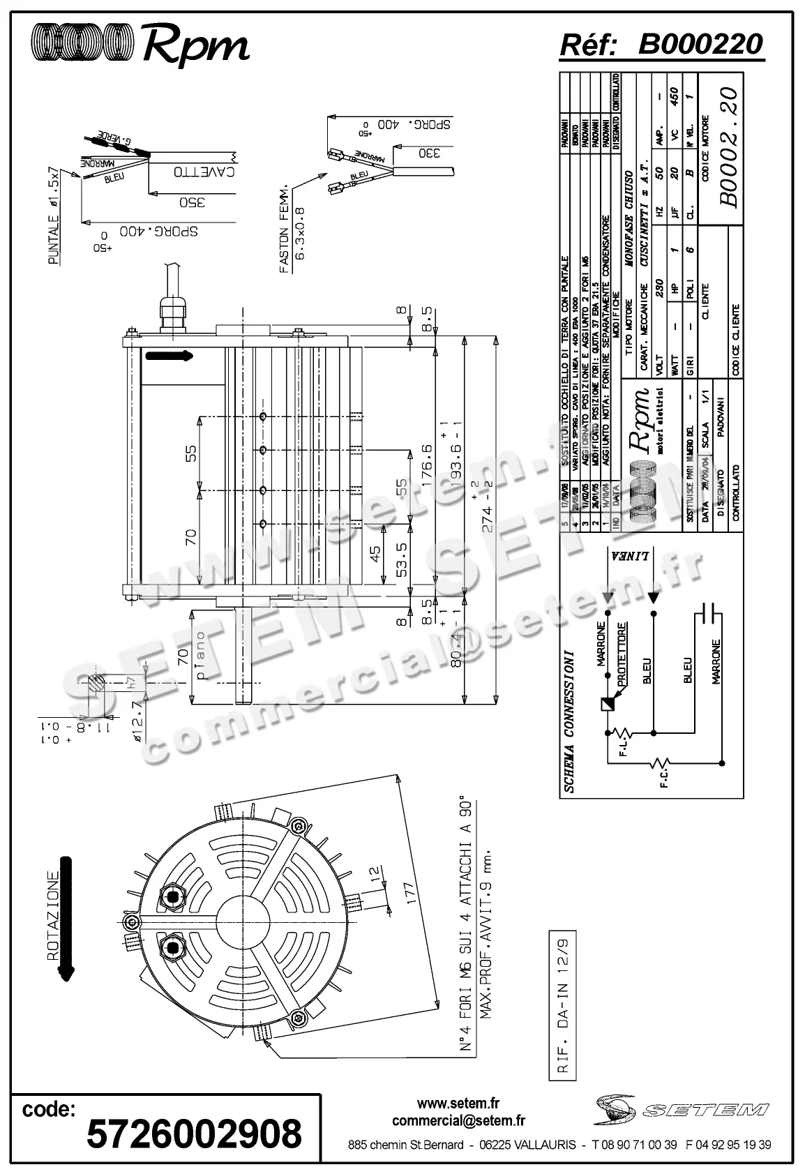 5726002908-MOTEUR RPM B000220