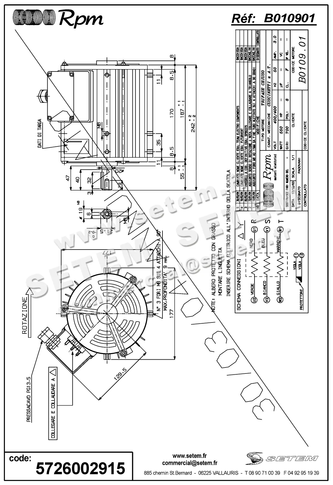 5726002915-MOTEUR RPM B010901