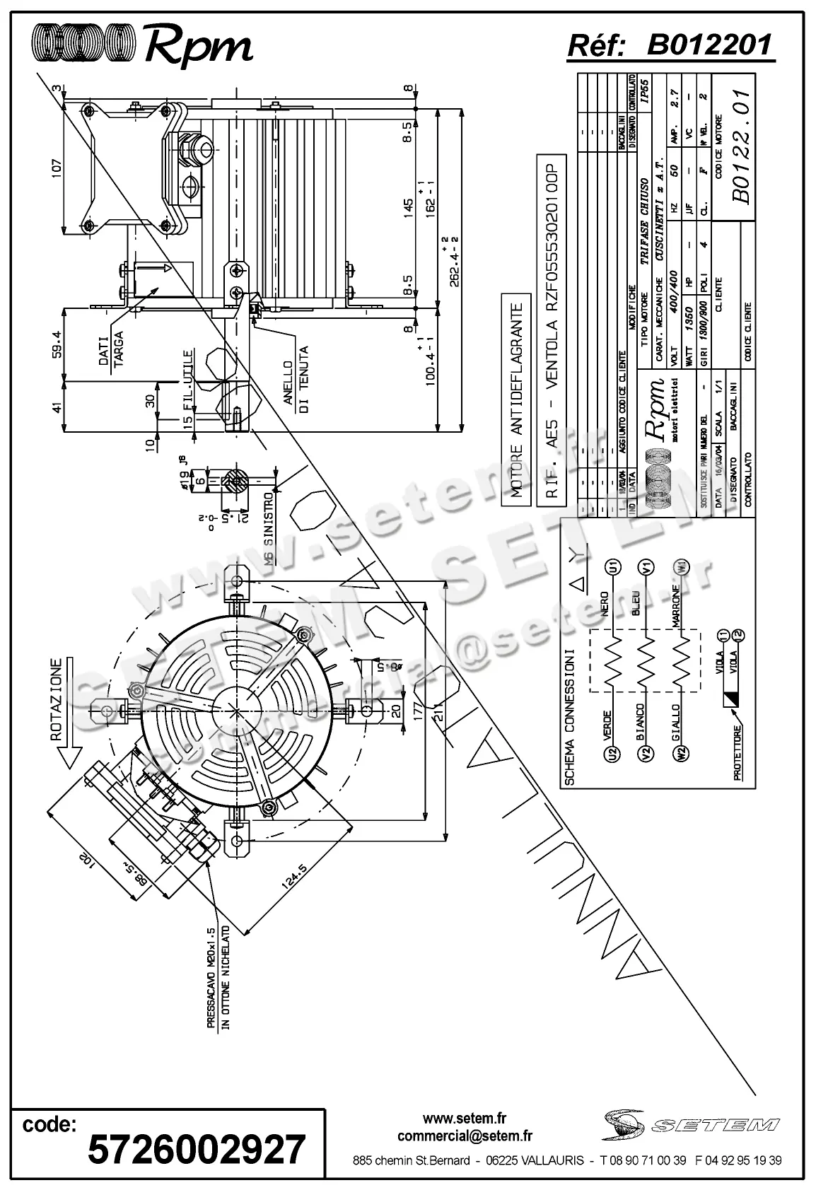 5726002927-MOTEUR RPM B012201