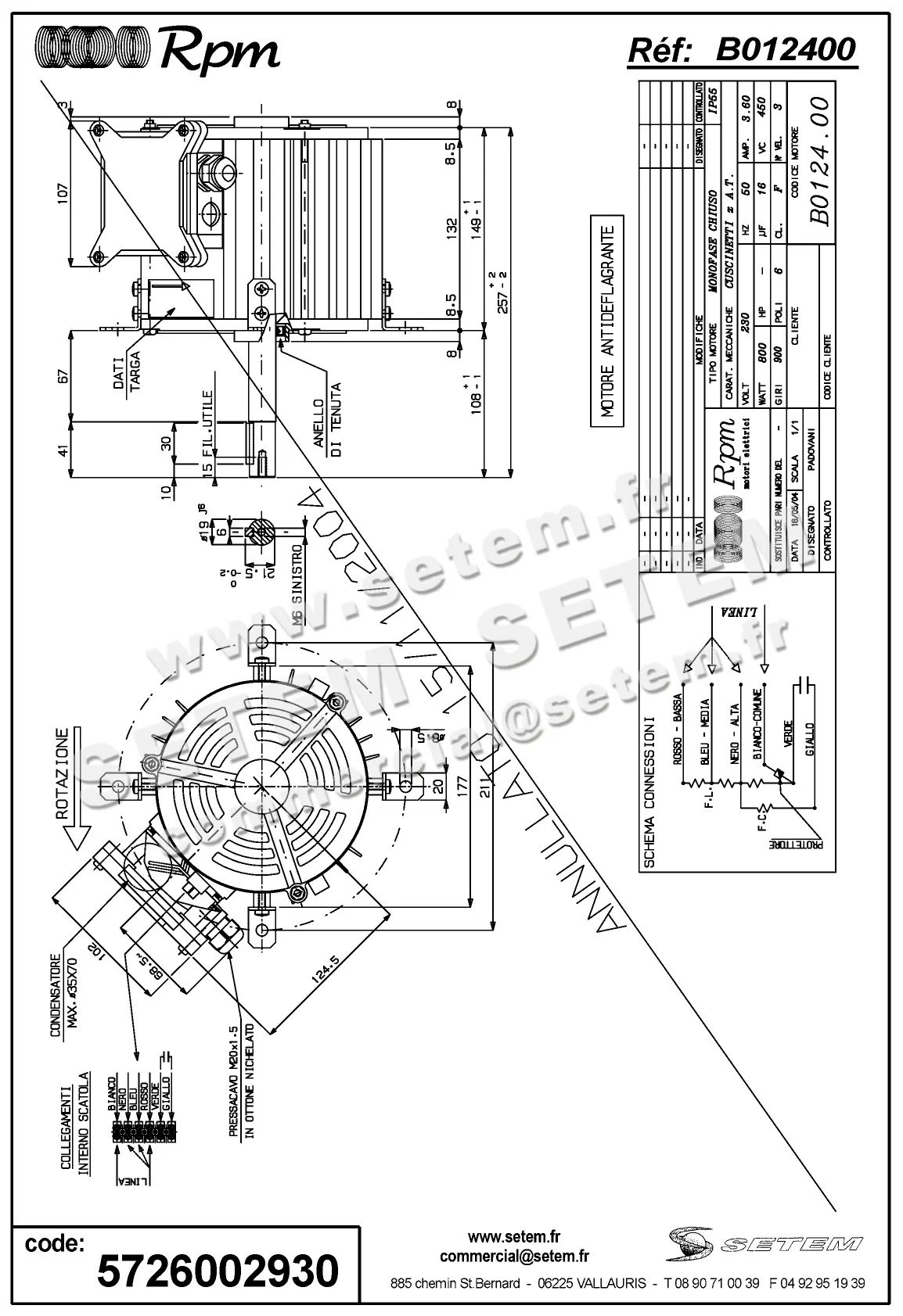 5726002930-MOTEUR RPM B012400