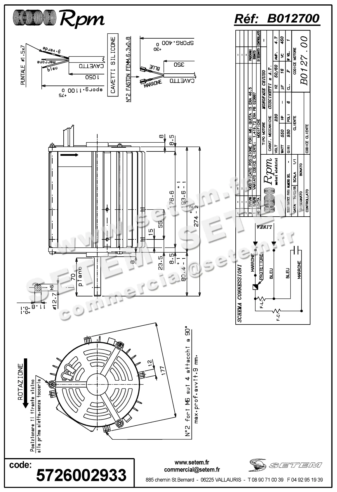 5726002933-MOTEUR RPM B012700