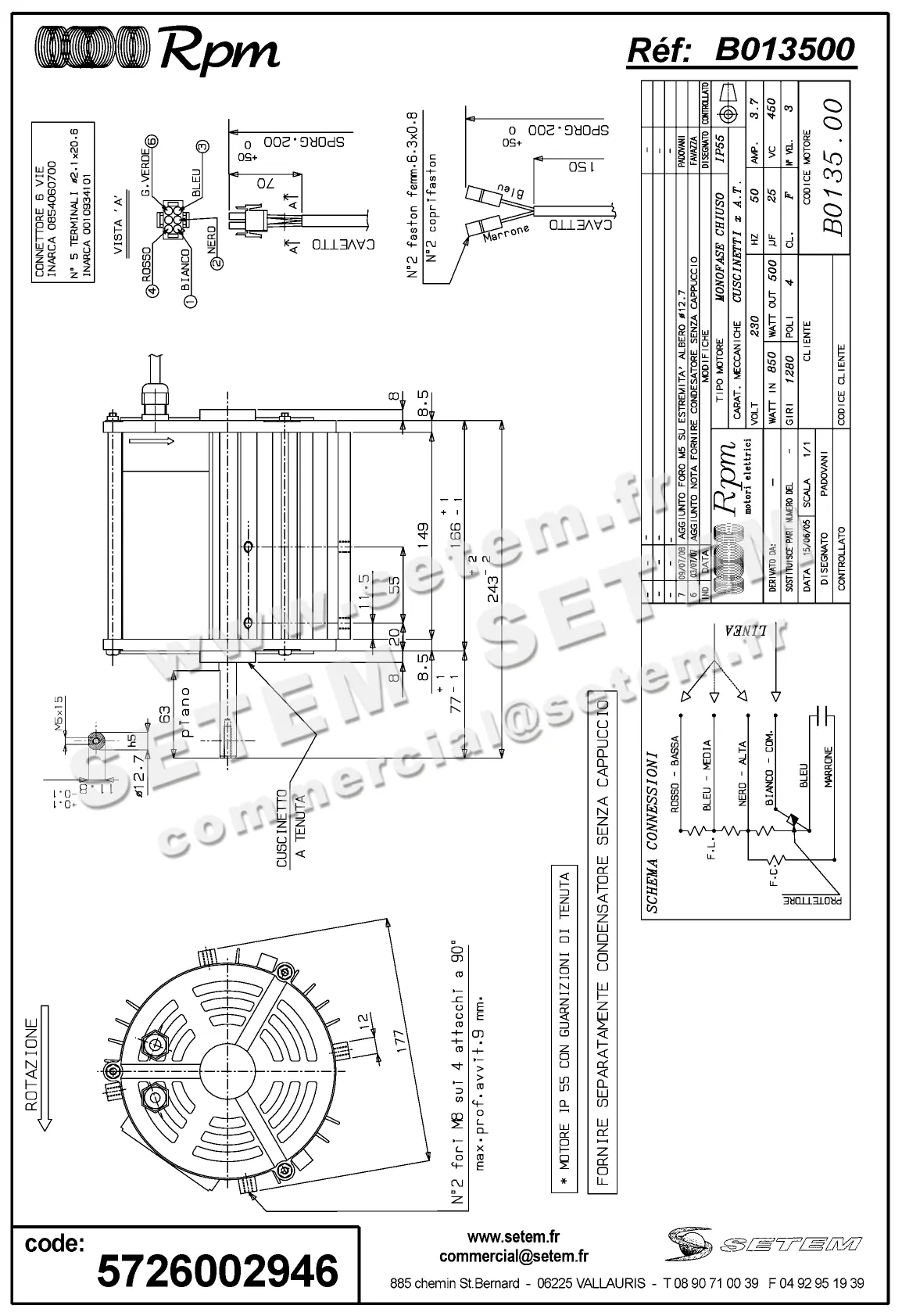 5726002946-MOTEUR RPM B013500