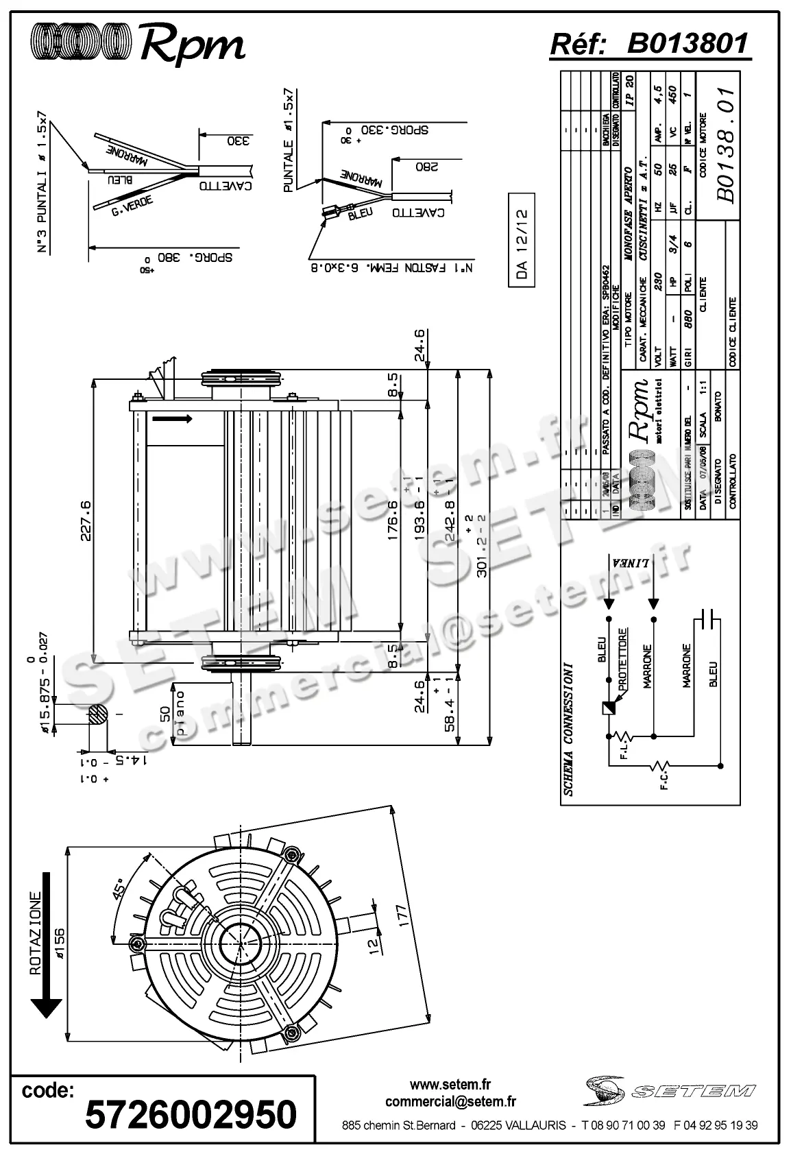 5726002950-MOTEUR RPM B013801