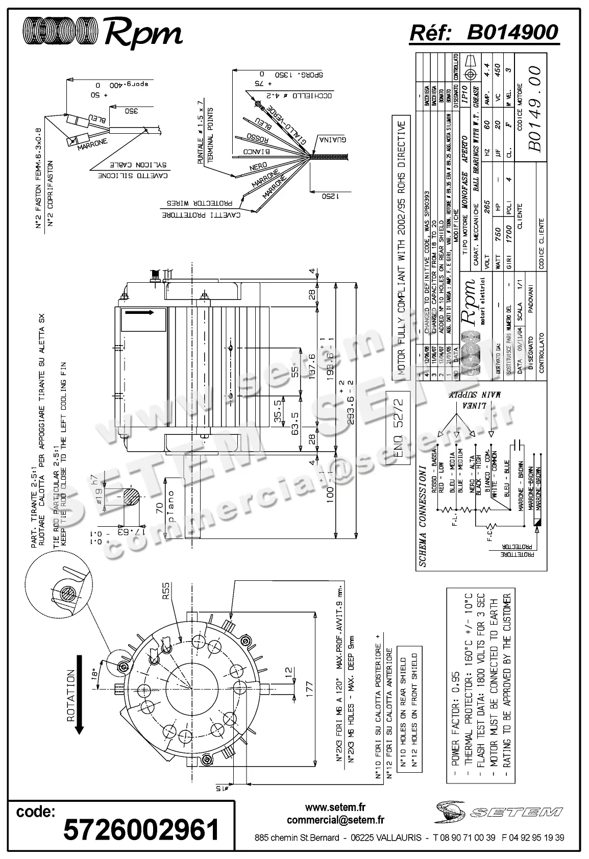 5726002961-MOTEUR RPM B014900
