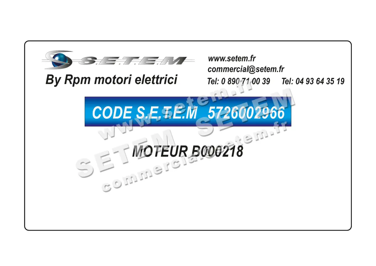5726002966-MOTEUR RPM B000218 2