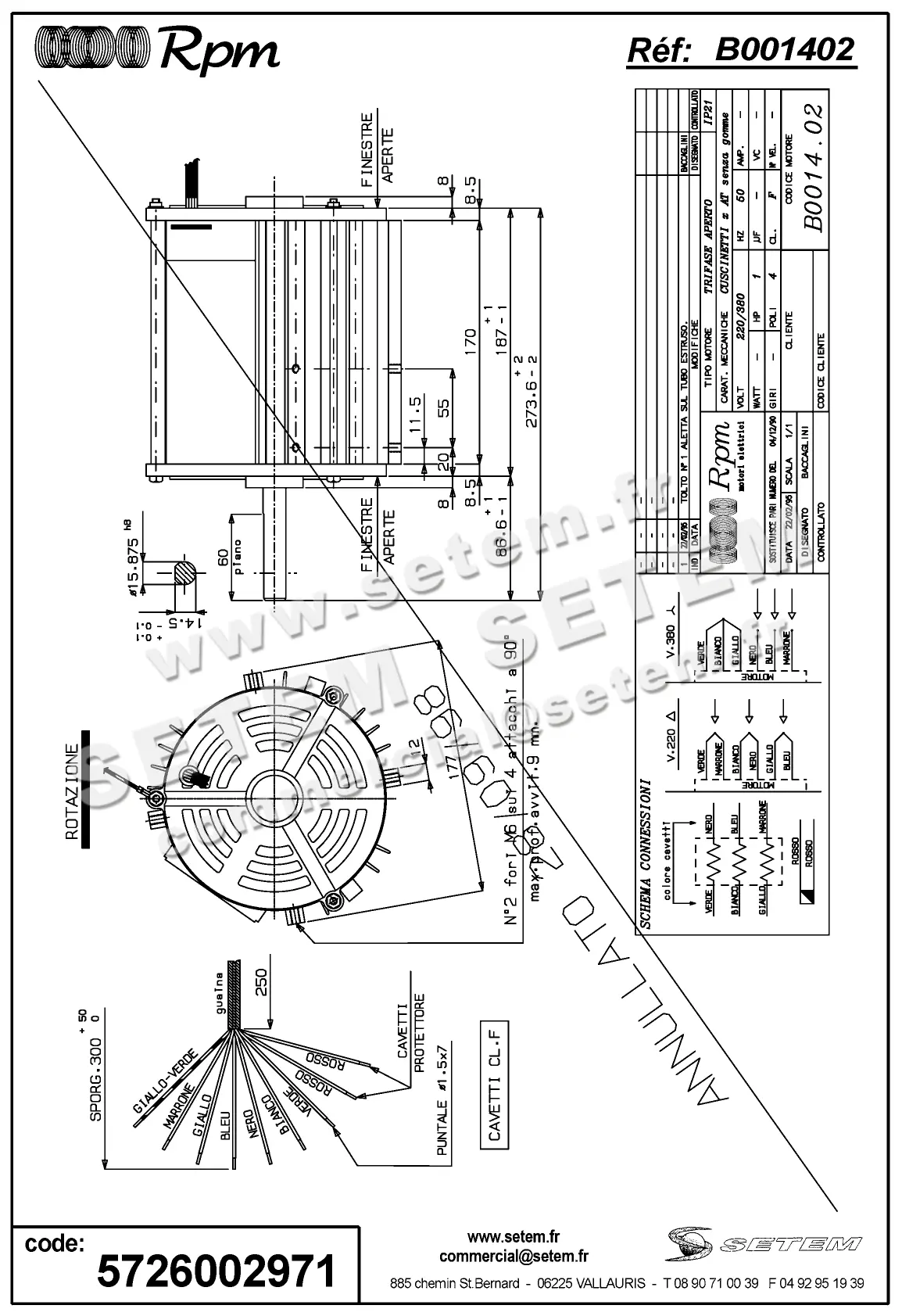 5726002971-MOTEUR RPM B001402